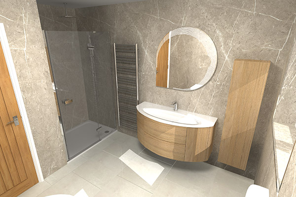 Bathroom Design render