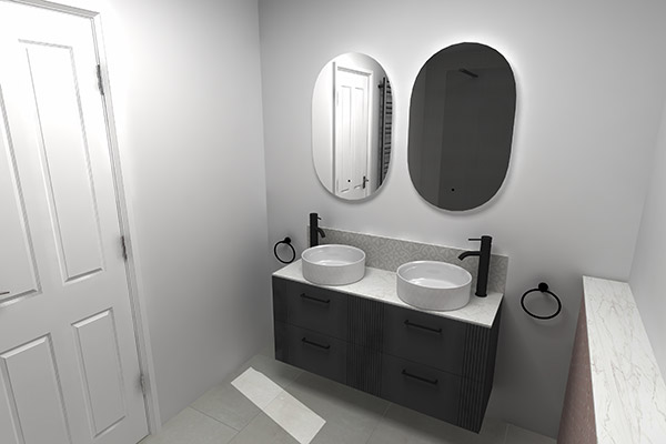 Bathroom rendering